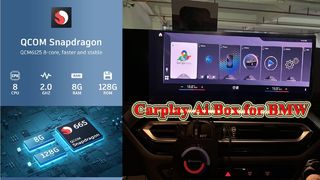 Converts your original BMW car to Android system via #iHeylinkit #Carplay Ai Box  BMW ,iD6/7/8/9