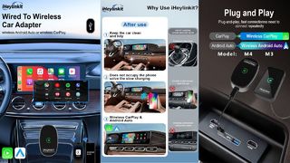 #iHeylinkit Wired #carplay /Android Auto to Wireless,CP/AA 2 in 1 #adapter